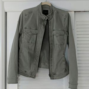 Women's Liverpool Flight Jacket, Green, Size M